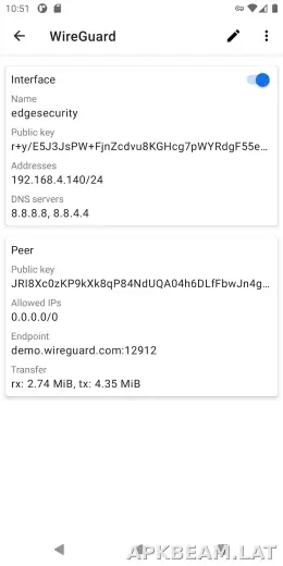 WireGuard скриншот 2